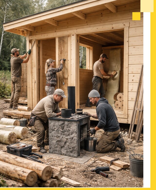 Купить баню под ключ в Шуе строительство монтаж отделка