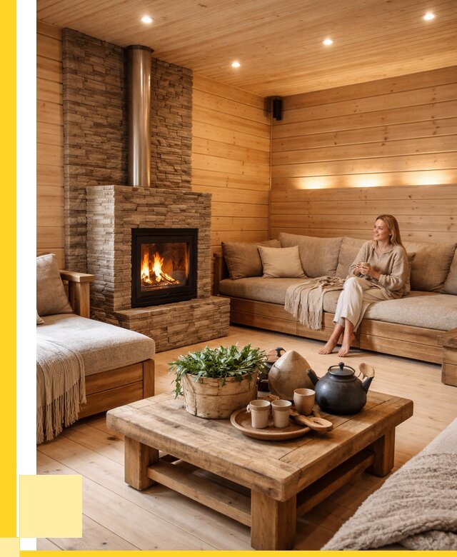 Проект бани с комнатой отдыха в Шуе от 35980 р. | ЭриданШуя