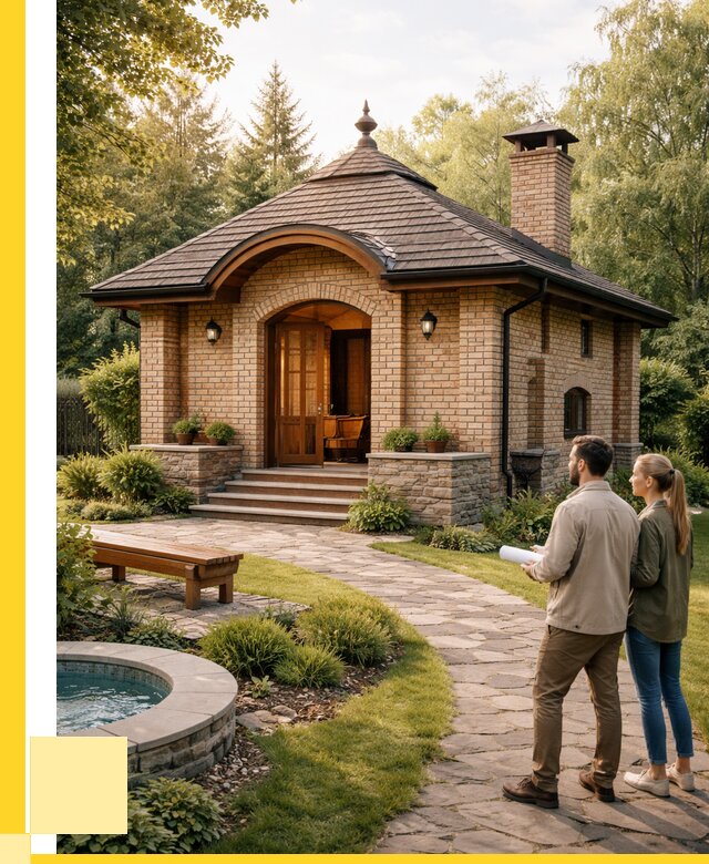 Проект кирпичной бани в Шуе от 30840 р. | ЭриданШуя