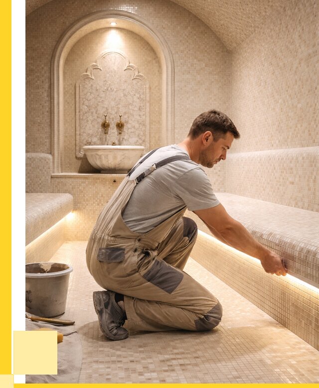 Отделка хамамов под ключ в Шуе от 5654 р. | ЭриданШуя