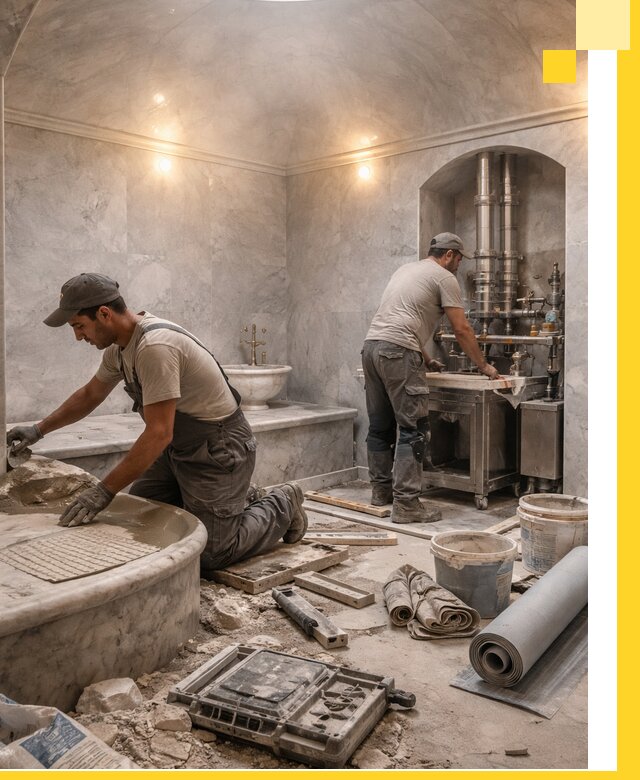 Строительство турецких бань хаммам под ключ в Шуе