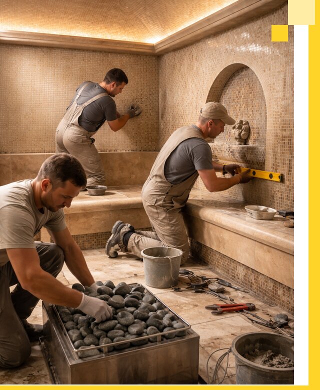 Проектирование и строительство хамама и сауны в Шуе