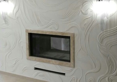 Двухсторонний камин